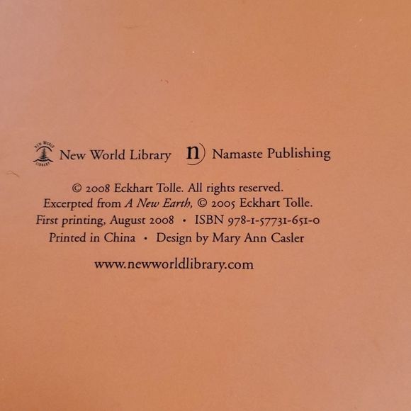 A New‎ Earth Awakening to Your Life's Purpose Eckhart Tolle 52 Inspiration Cards - Picture 6 of 6